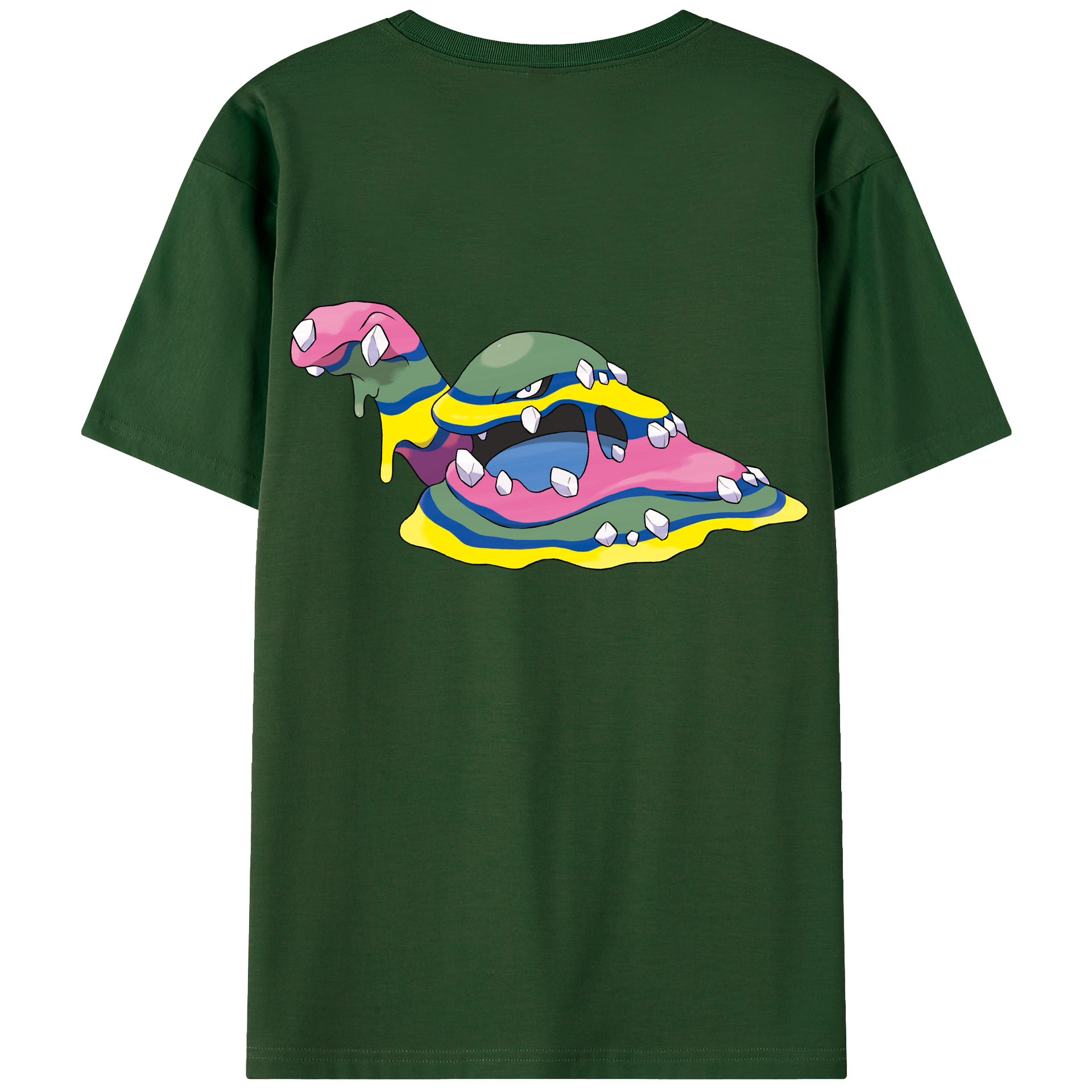 （画像用） ポケットモンスター Pokémon 綿100％半袖Tシャツ（背面プリント）